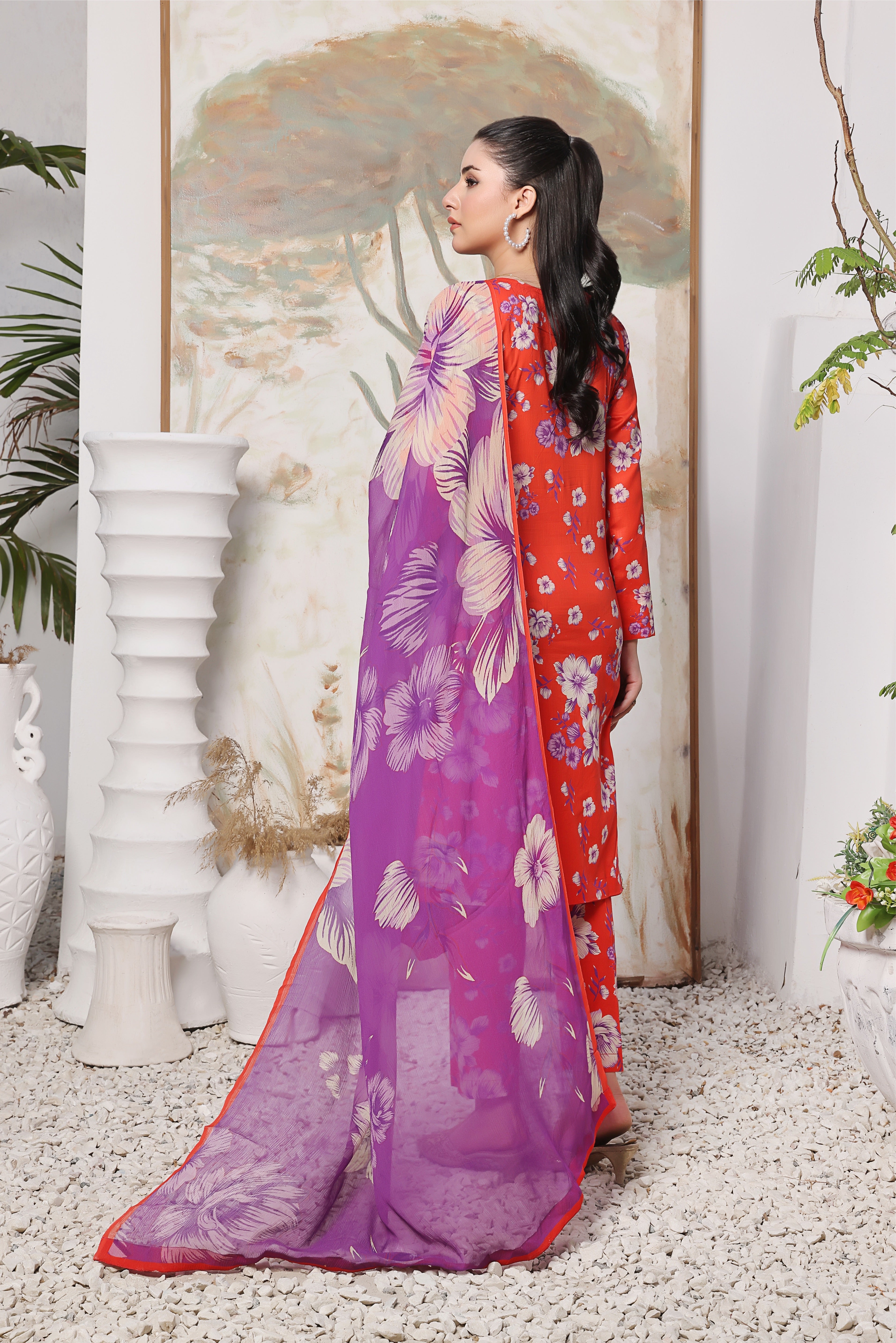 ZINNIA | Chiffon Duppata | Lawn 2024