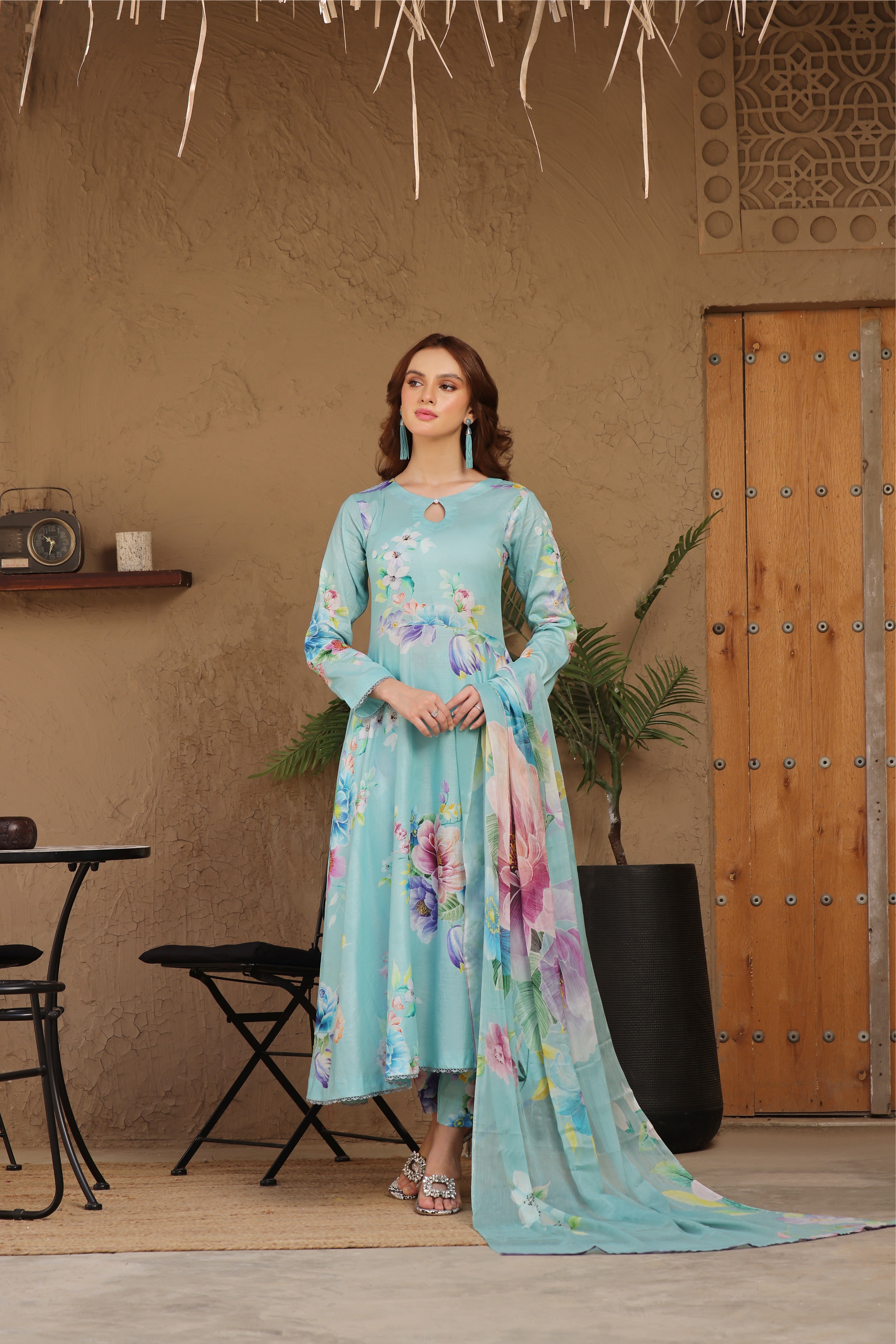 Sunset Soiree | A-01 | Digital Print Lawn