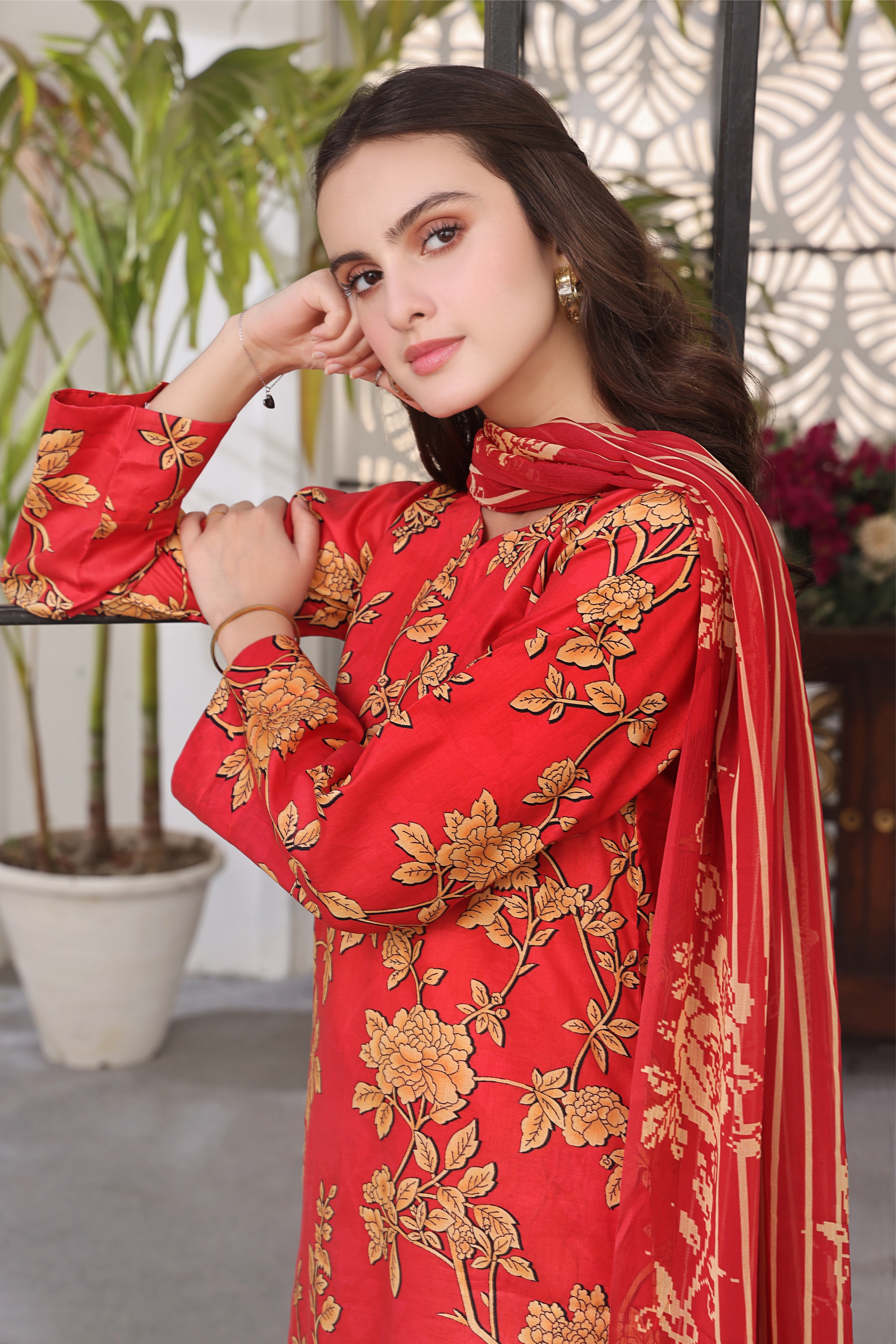 BERRY | Chiffon Duppata | Lawn 2024