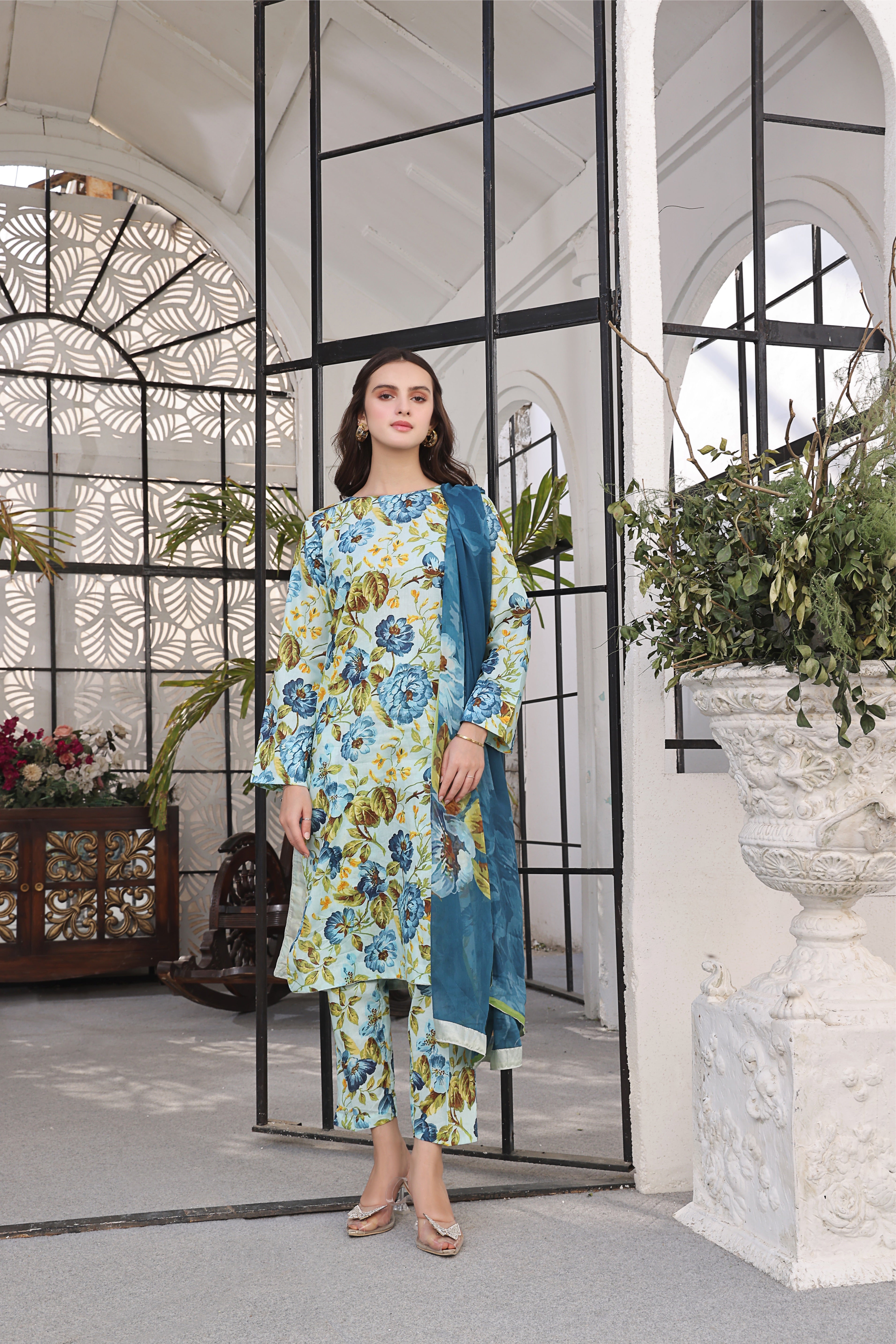 GILLY | Chiffon Duppata | Lawn 2024