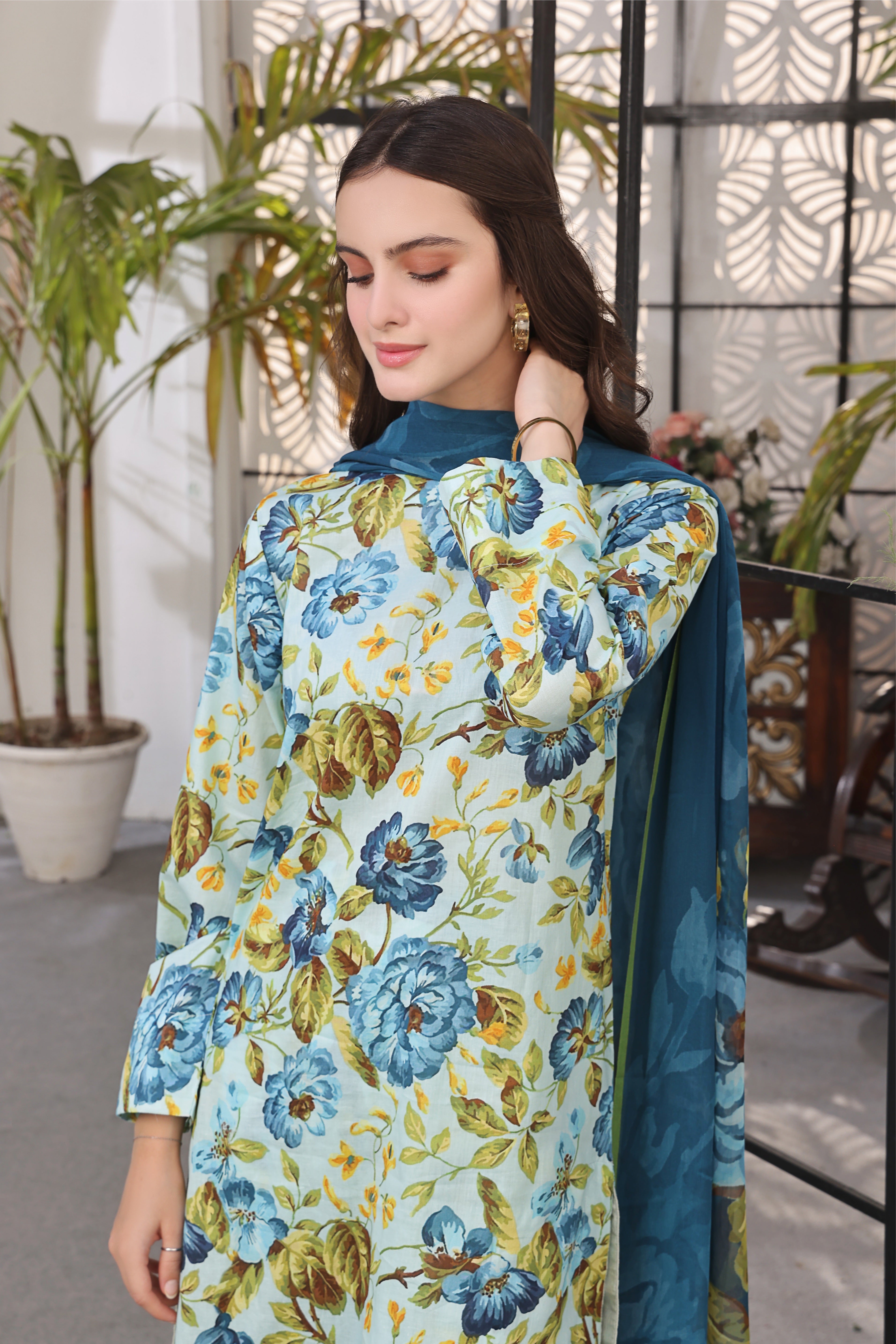 GILLY | Chiffon Duppata | Lawn 2024