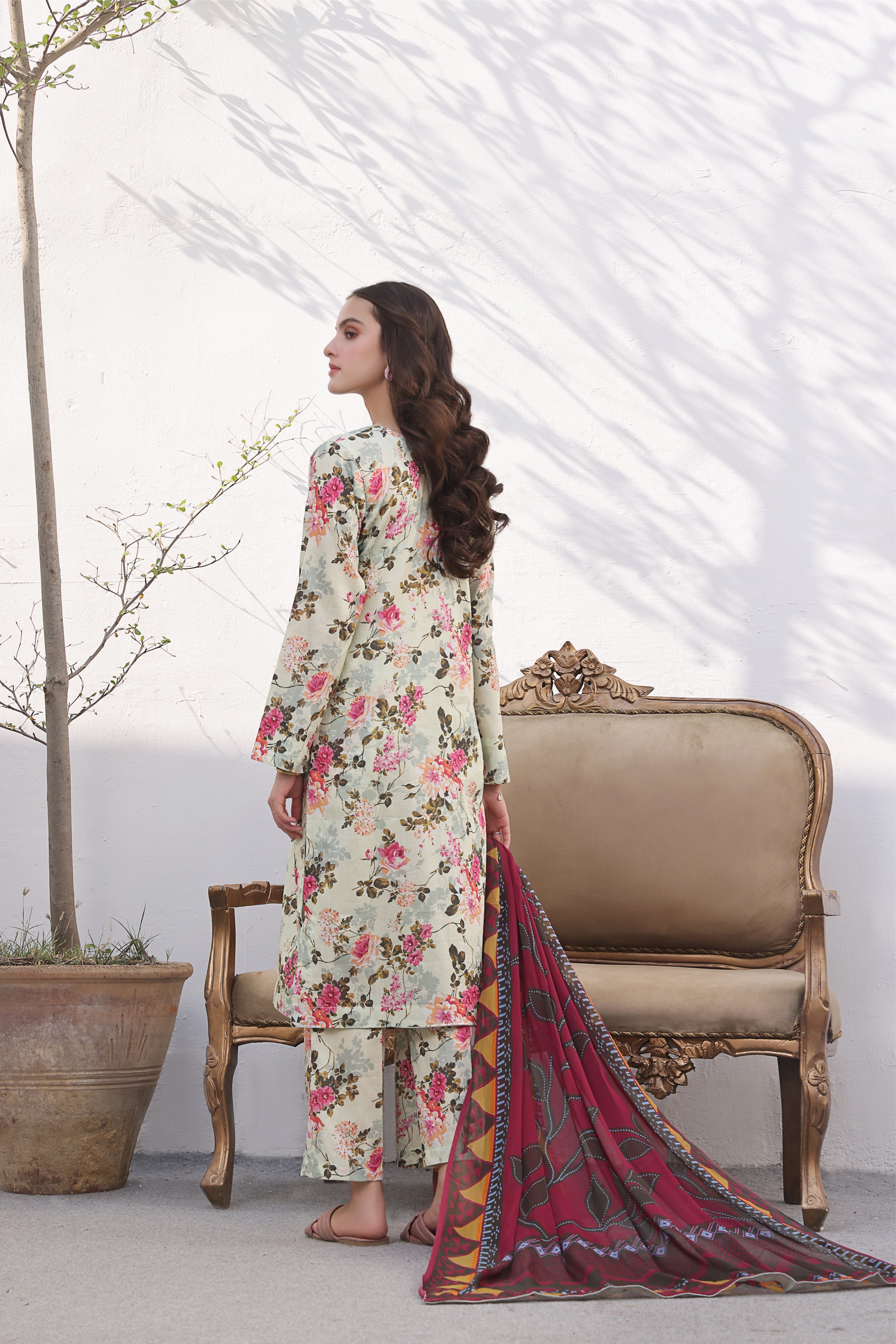 Farasha | Chiffon Duppata | Lawn 2024