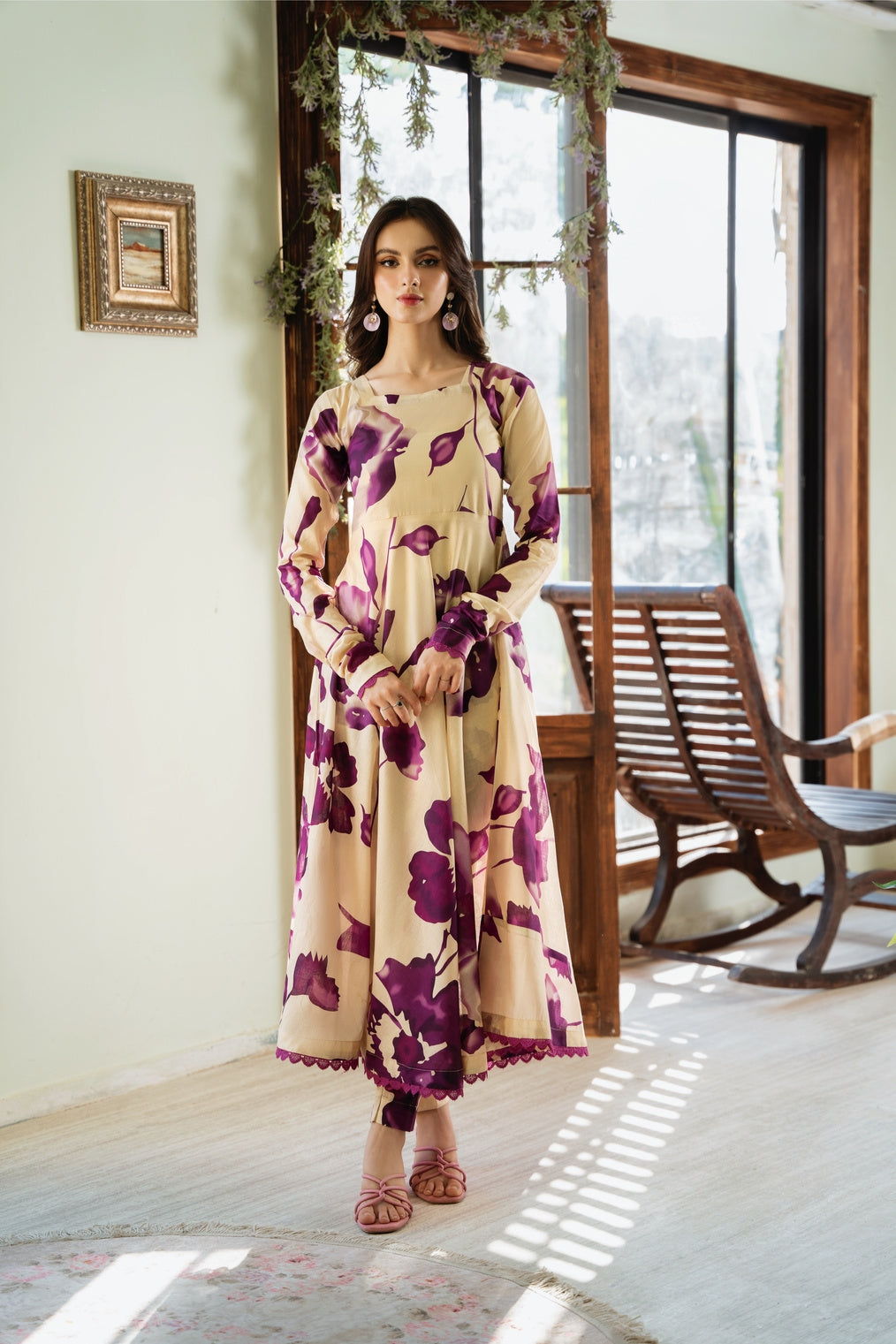 Chic Bella | Chiffon Duppata | Digital Print Lawn