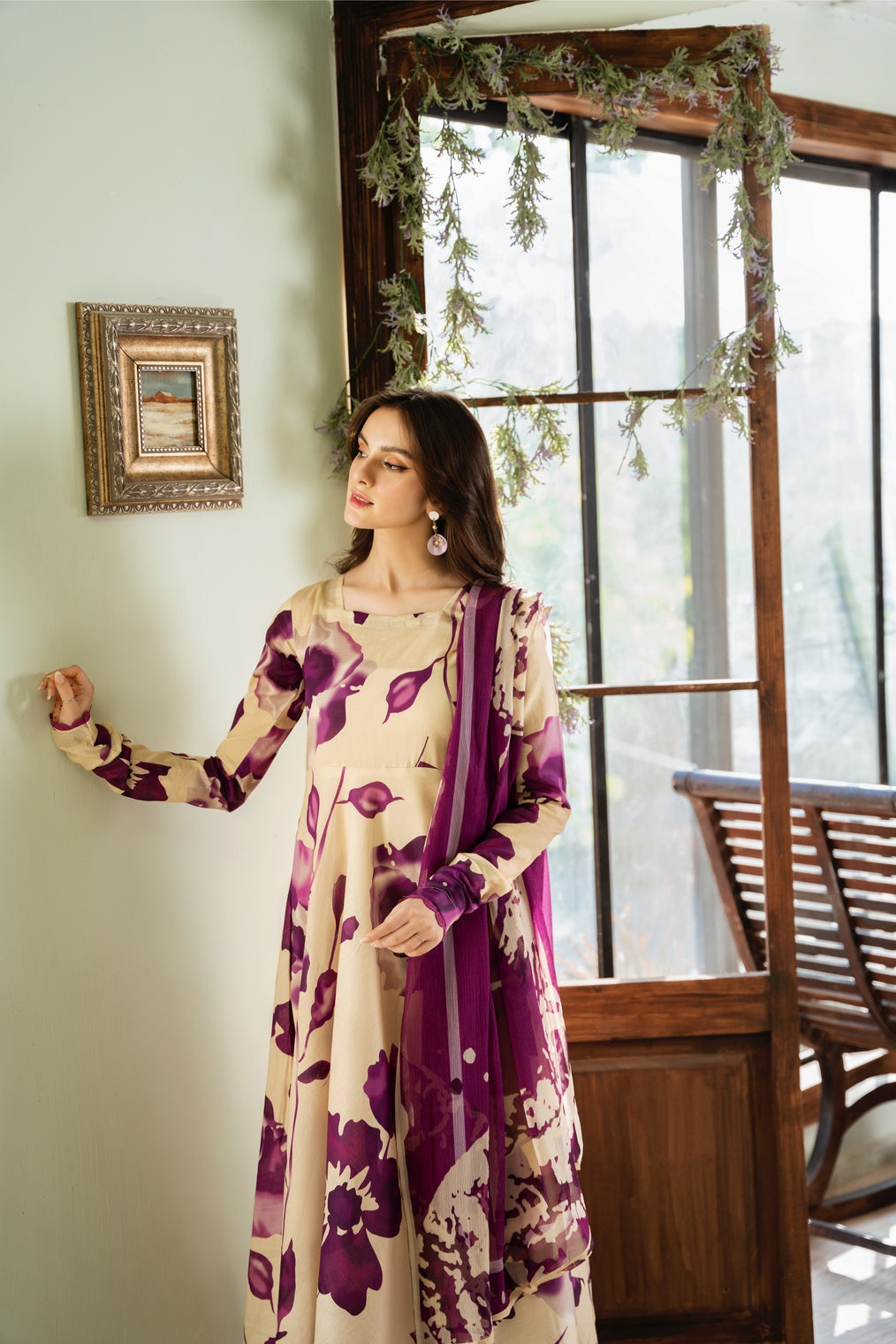 Chic Bella | Chiffon Duppata | Digital Print Lawn