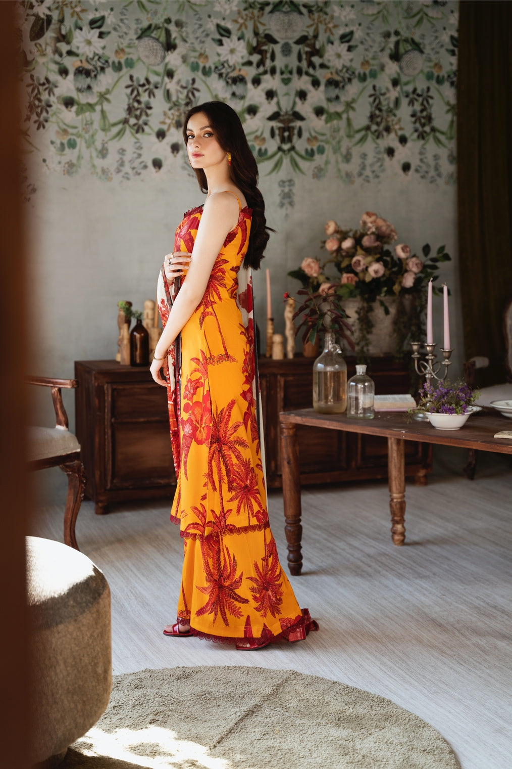 Chic Bella | Chiffon Duppata | Digital Print