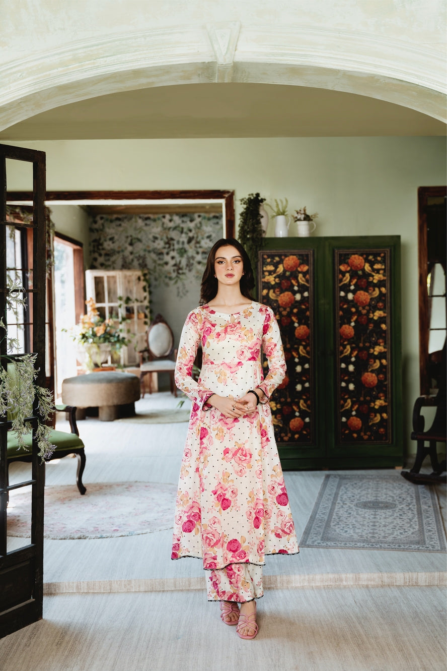 Chic Bella | Chiffon Duppata | Digital Print Lawn