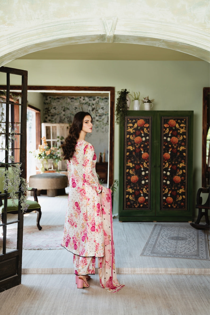 Chic Bella | Chiffon Duppata | Digital Print Lawn