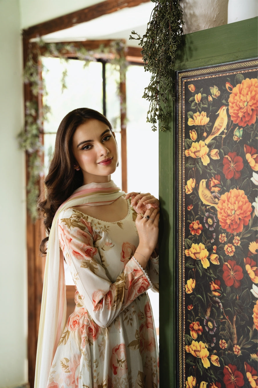 Chic Bella | Chiffon Duppata | Digital Print Lawn