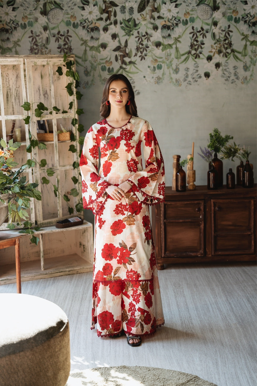 Chic Bella | Chiffon Duppata | Digital Print Lawn