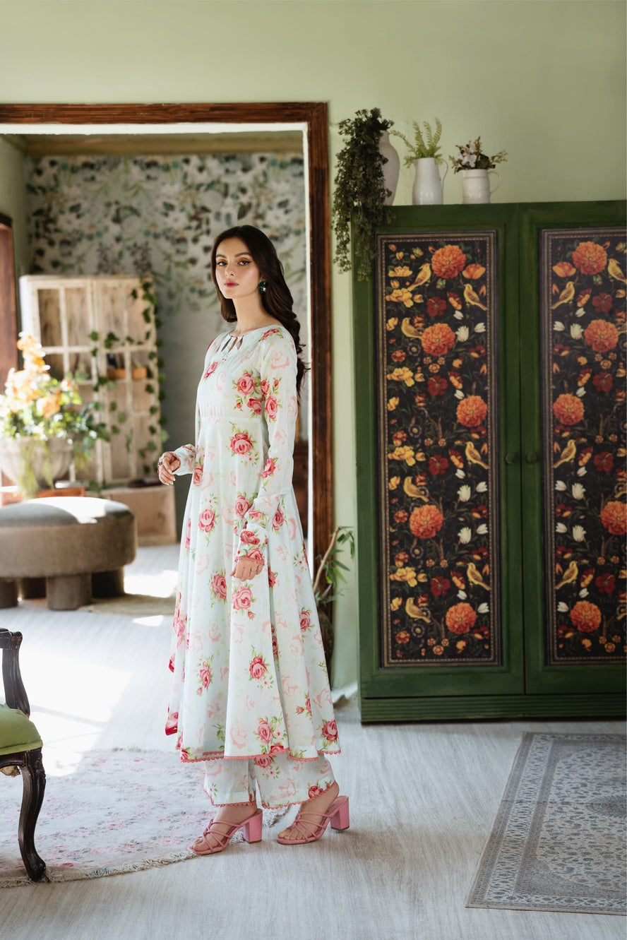 Chic Bella | Chiffon Duppata | Digital Print Lawn