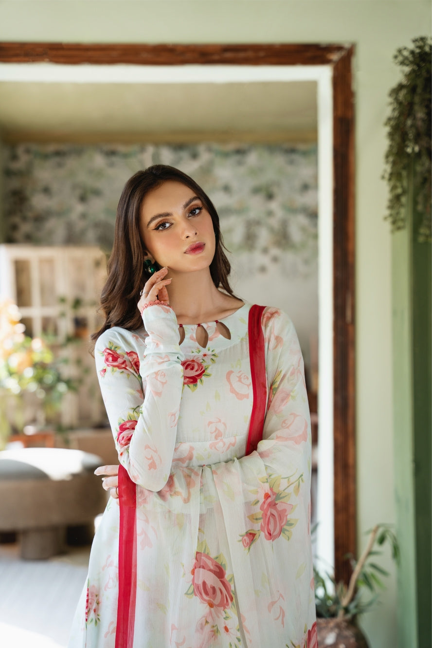 Chic Bella | Chiffon Duppata | Digital Print Lawn