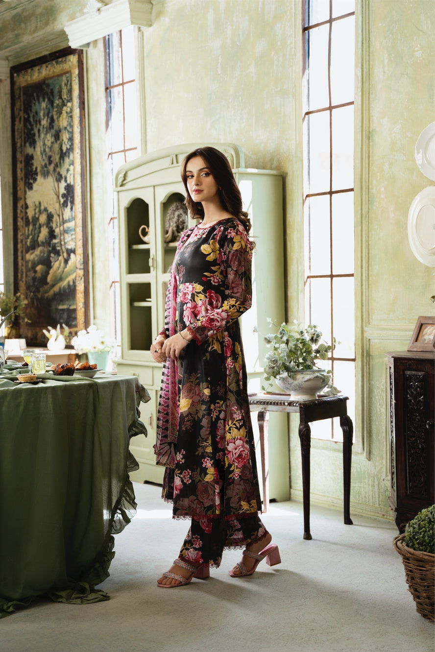 Chic Bella | Chiffon Duppata | Digital Print Lawn