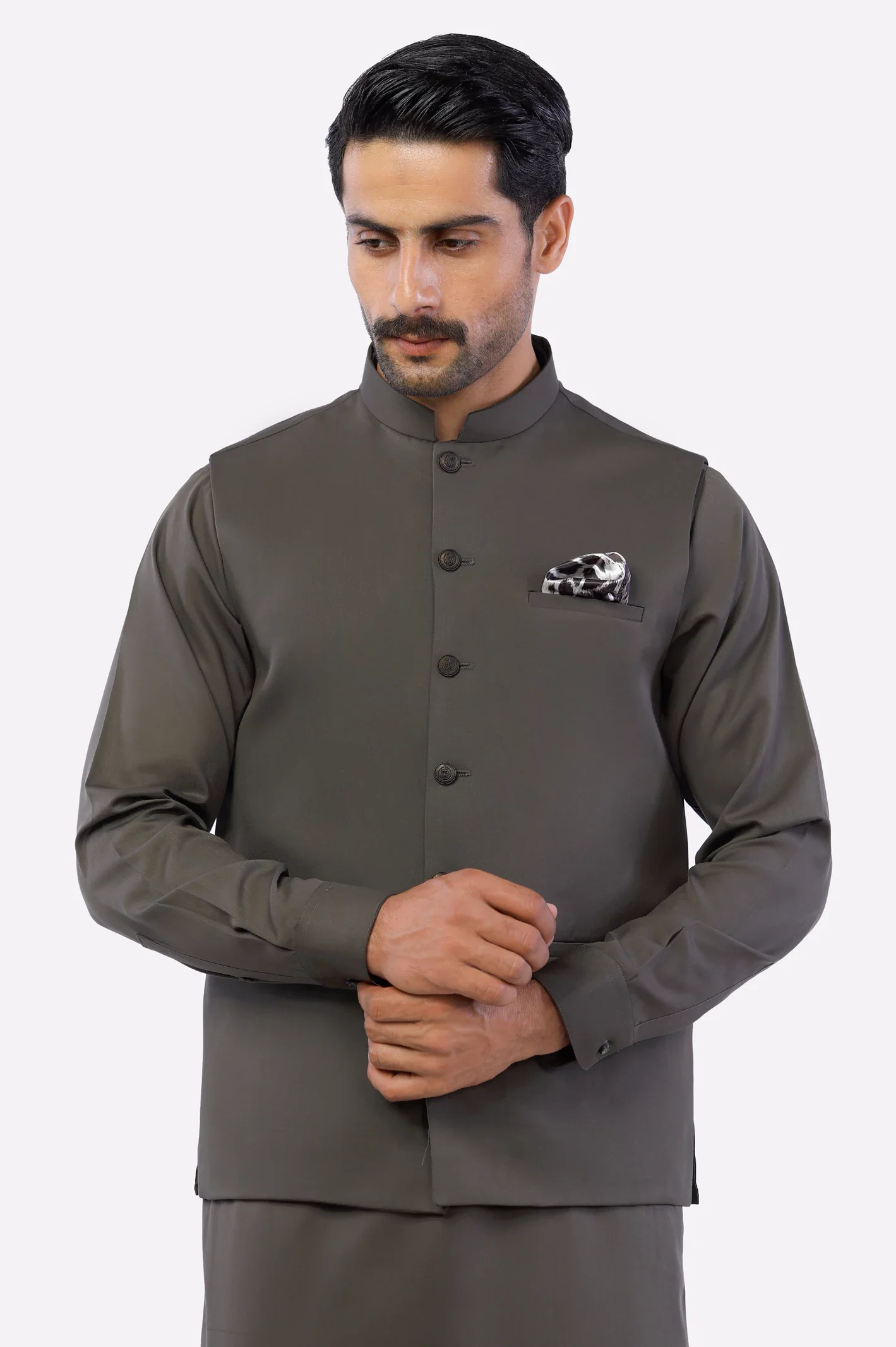 Men Black Shalwar Kameez