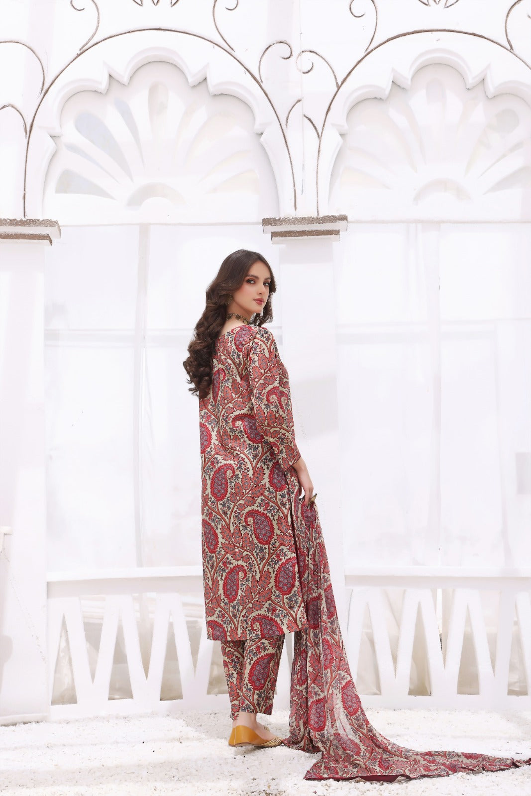 FIDAN | Chiffon Duppata | Lawn 2024