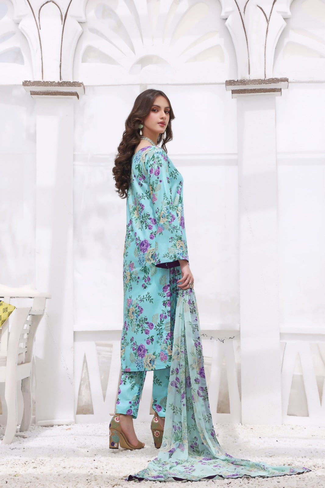 YASMIN | Chiffon Duppata | Lawn 2024