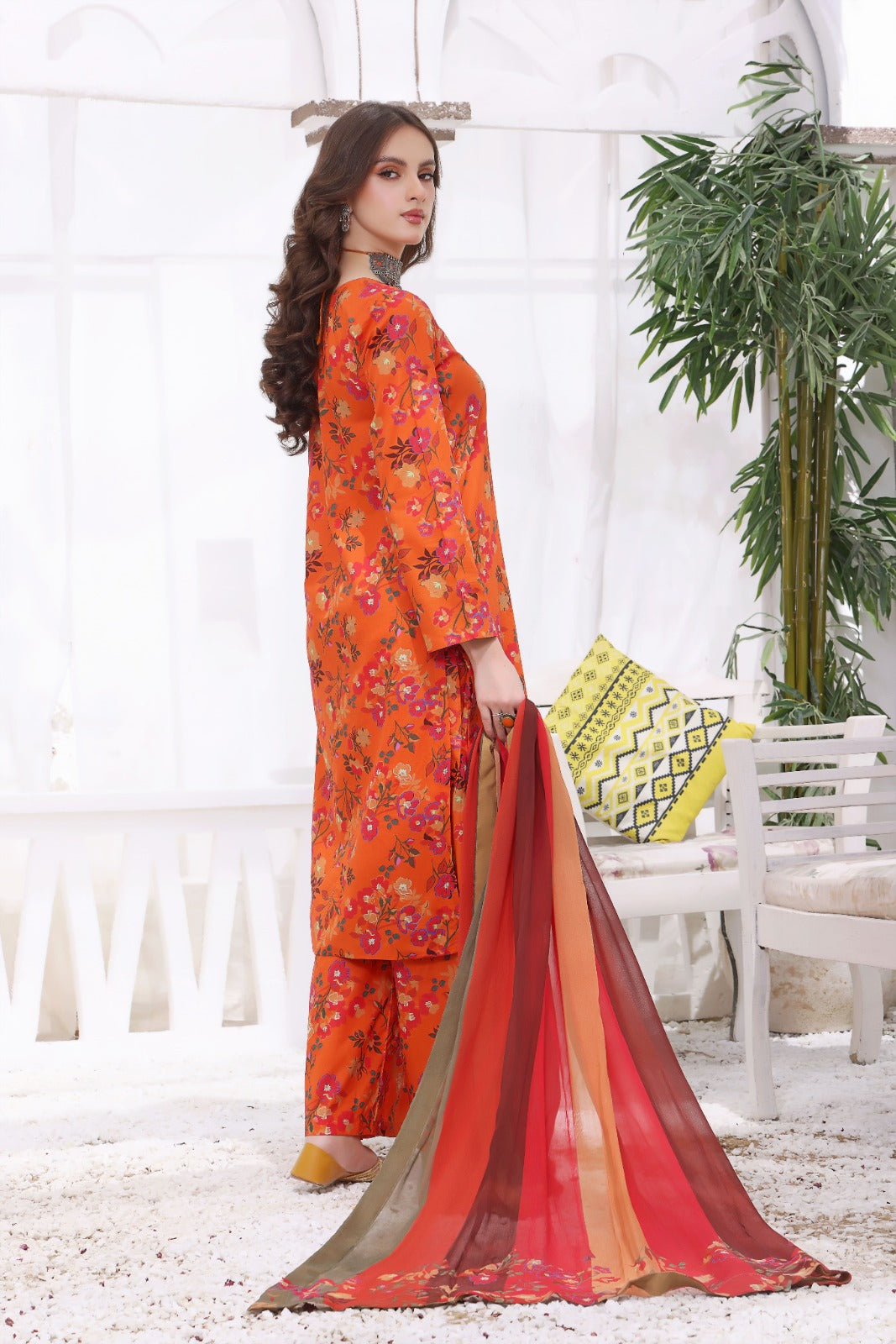 CEMRE | Chiffon Duppata | Lawn 2024