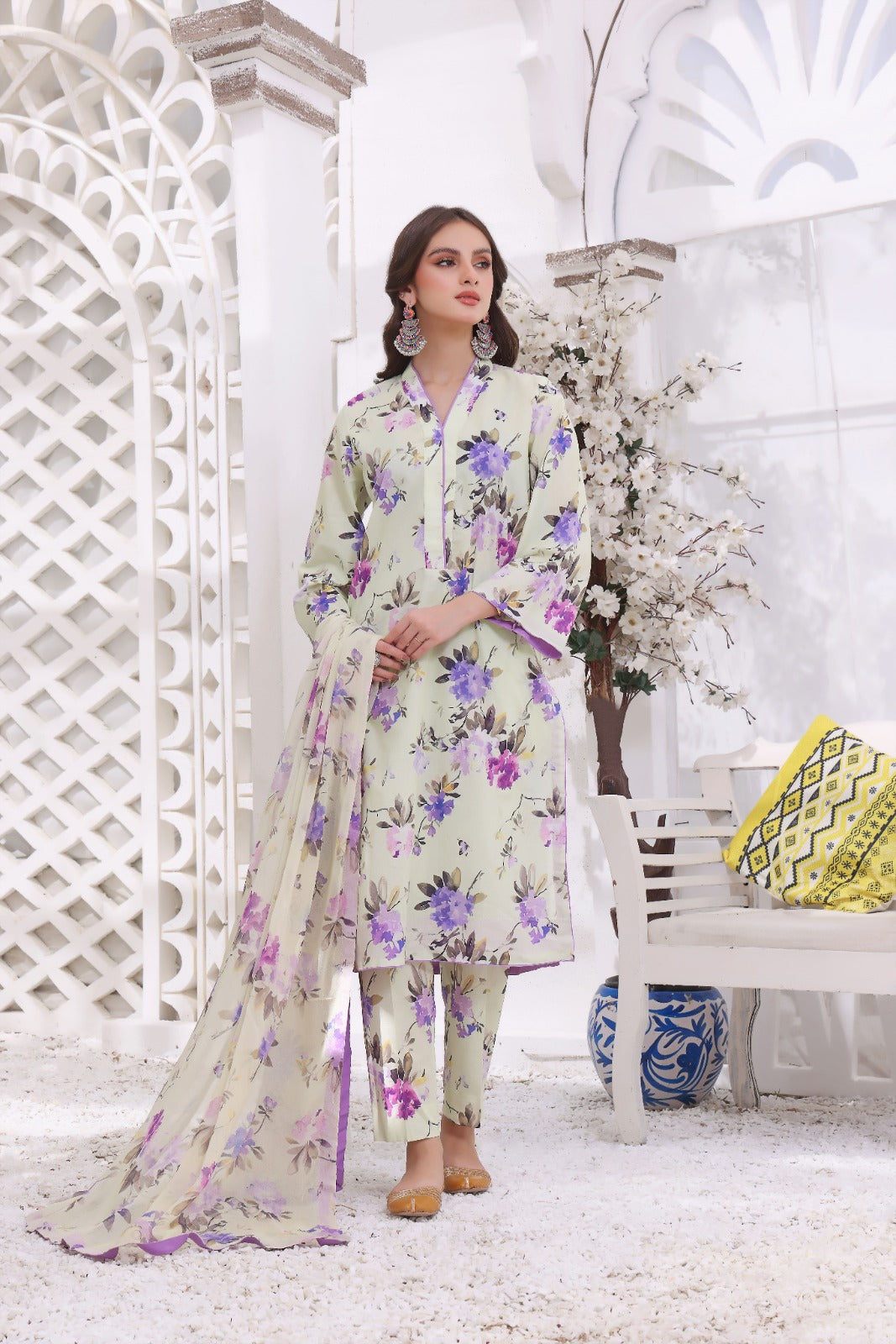 CYEDA | Chiffon Duppata | Lawn 2024