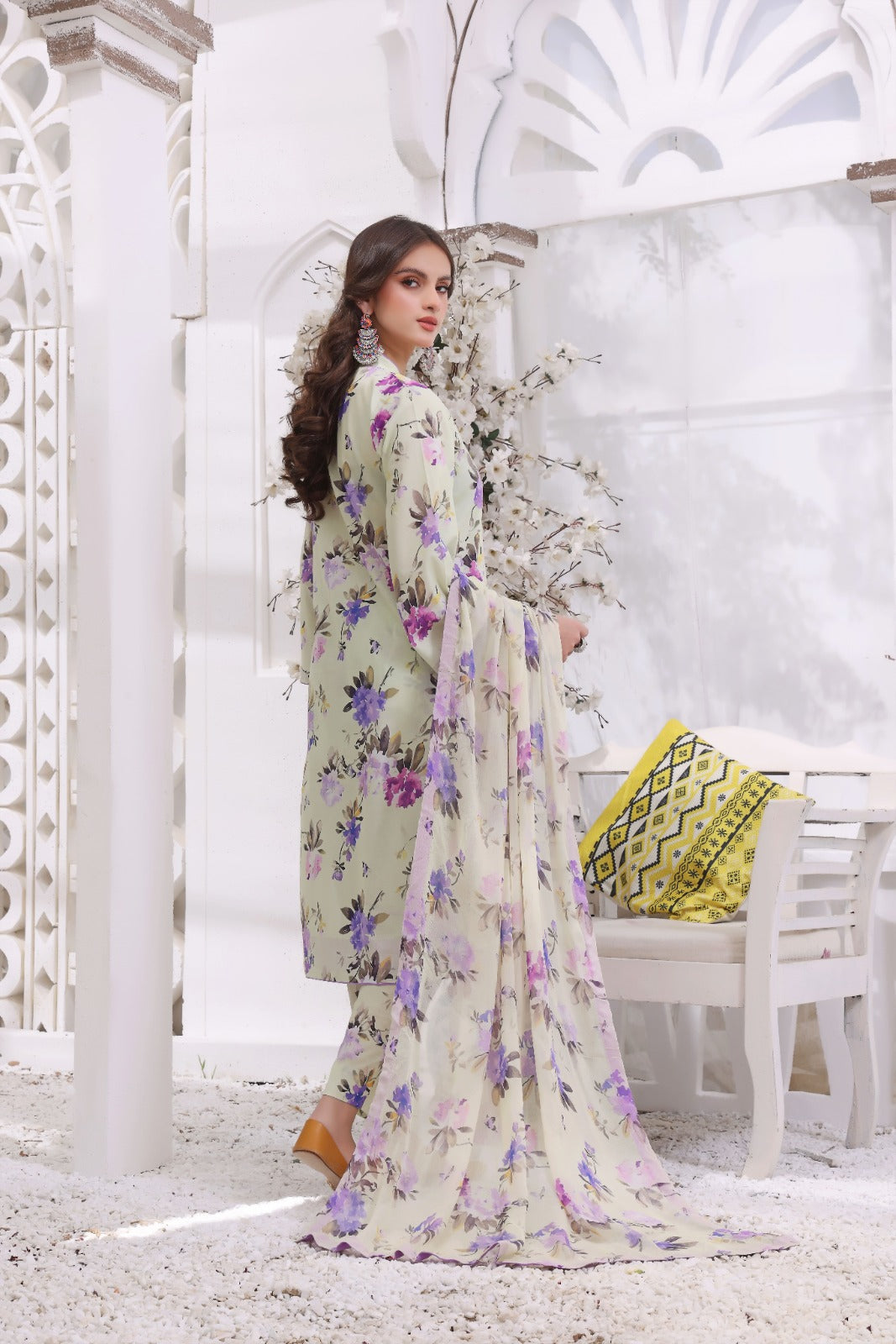 CYEDA | Chiffon Duppata | Lawn 2024