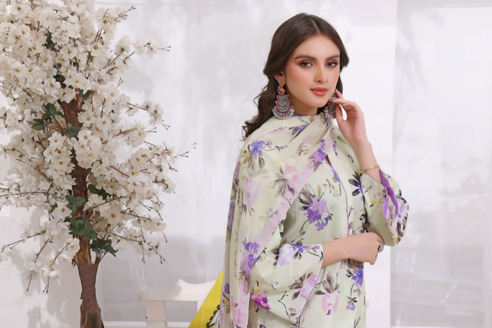 CYEDA | Chiffon Duppata | Lawn 2024