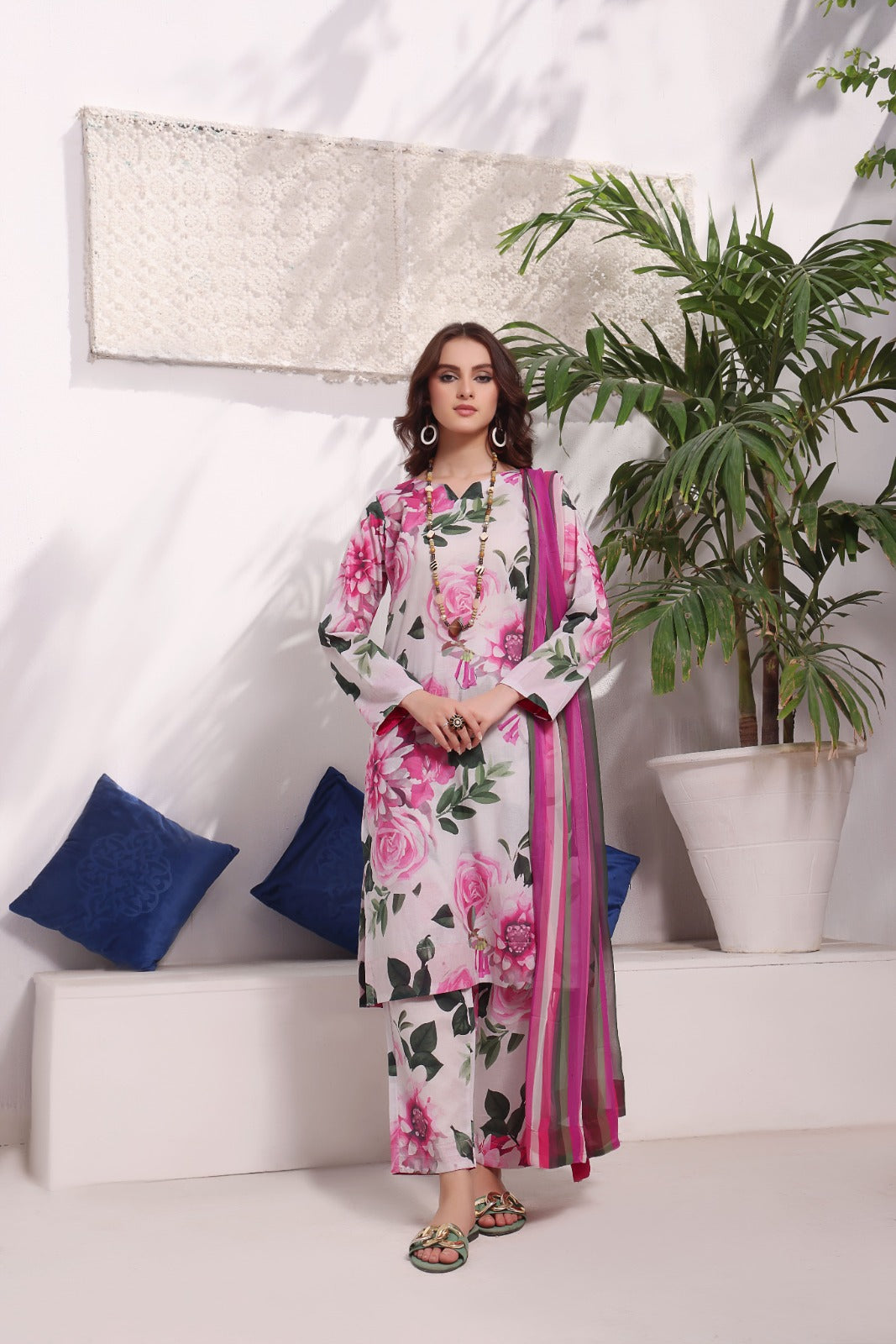 ROSETTE MUSE | Chiffon Duppata | Lawn 2024