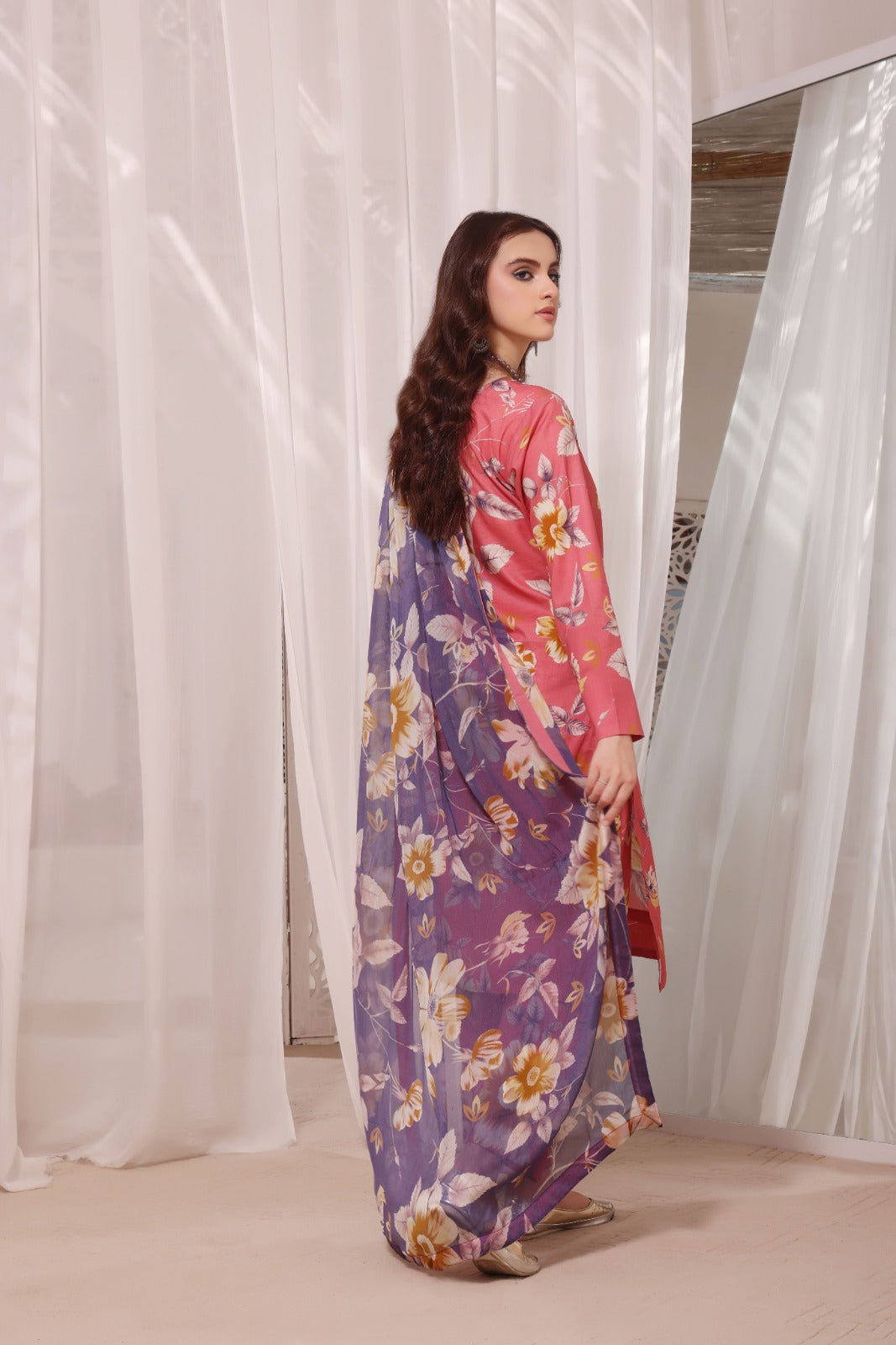 EDEN GLOW | Chiffon Duppata | Lawn 2024