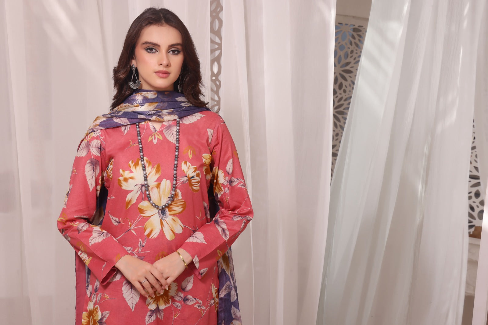 EDEN GLOW | Chiffon Duppata | Lawn 2024