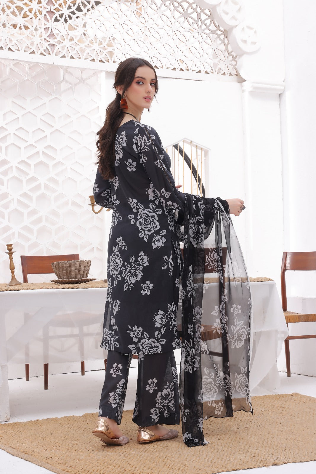 NAAZ | Chiffon Duppata | Lawn 2024